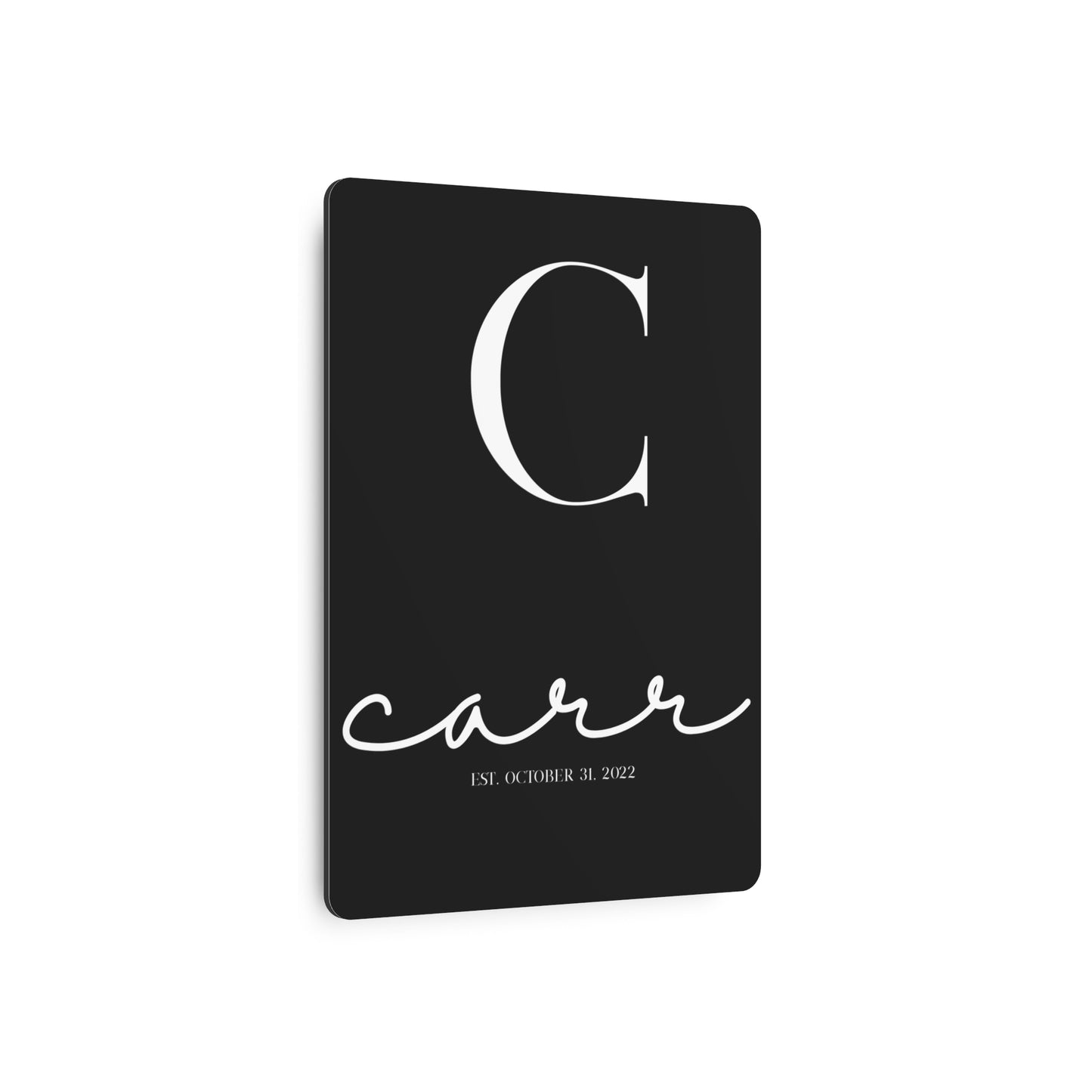 Personalized Metal Art Sign