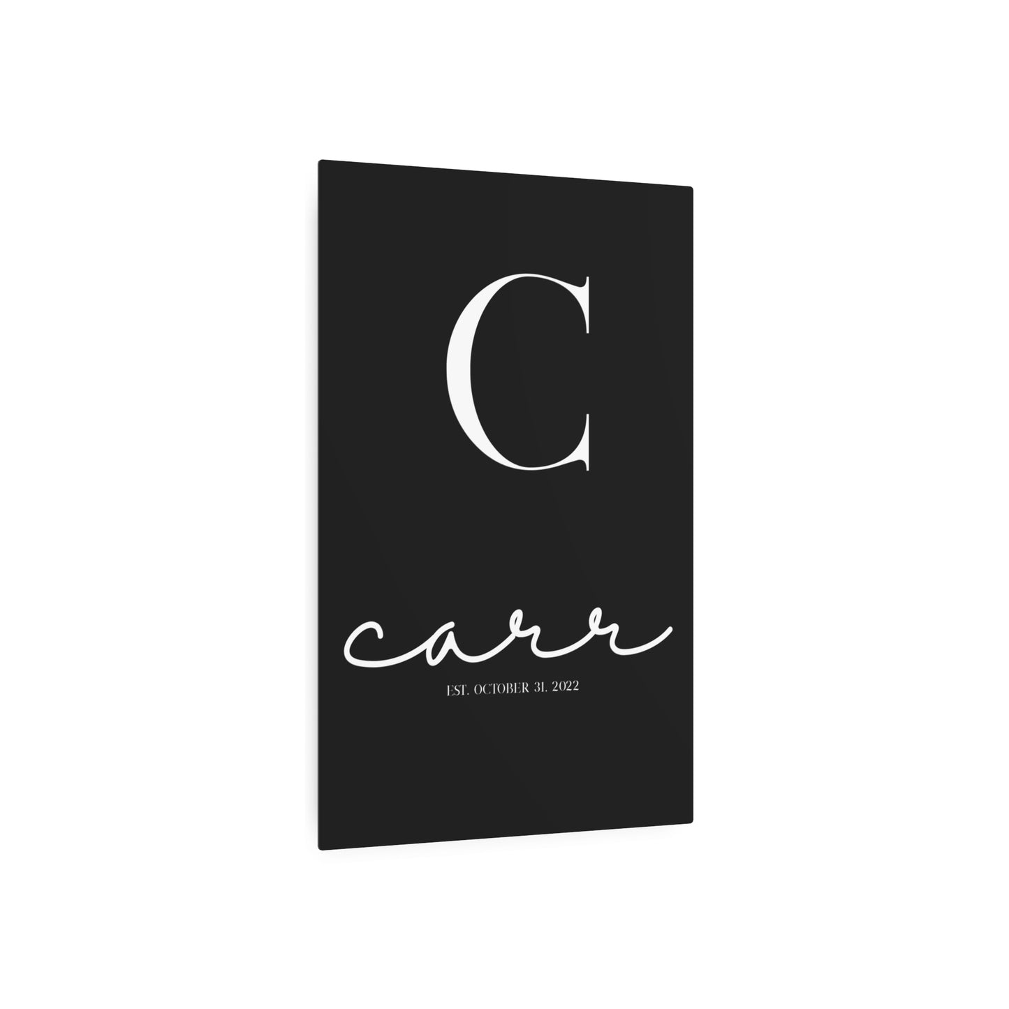 Personalized Metal Art Sign