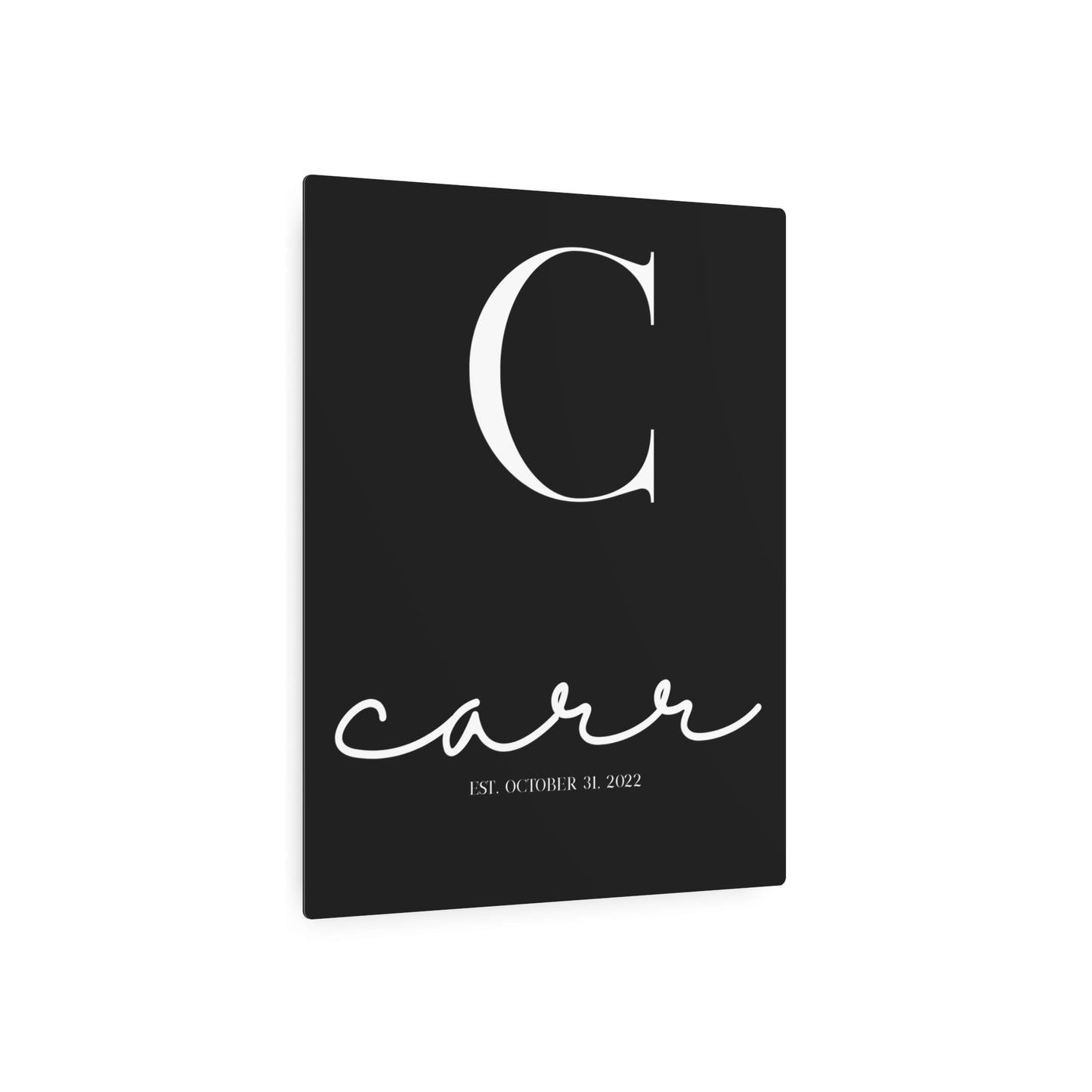 Personalized Metal Art Sign