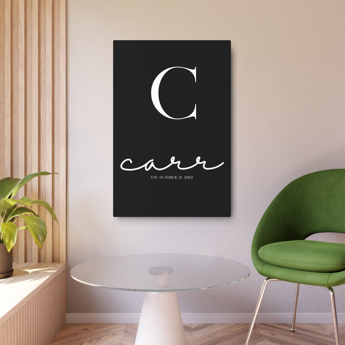 Personalized Metal Art Sign