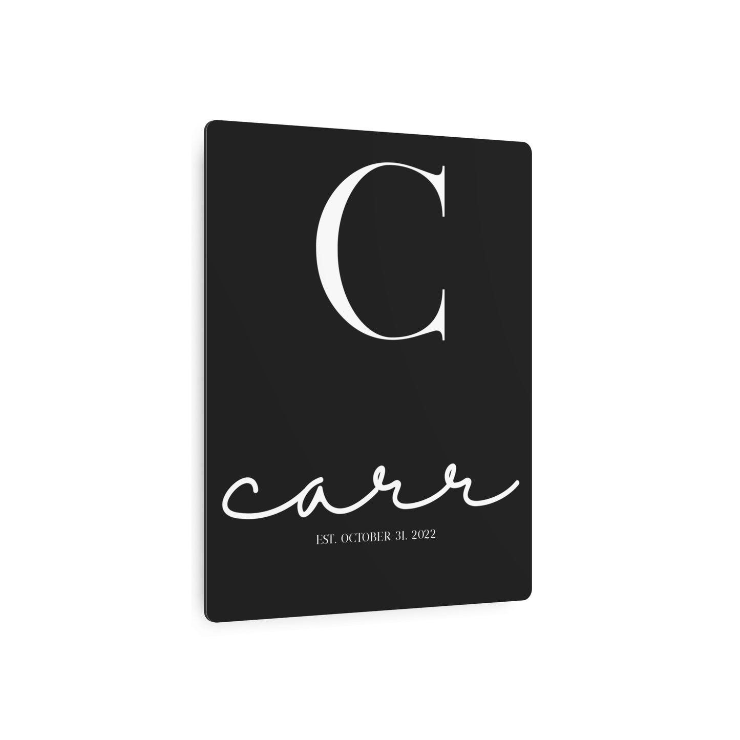 Personalized Metal Art Sign