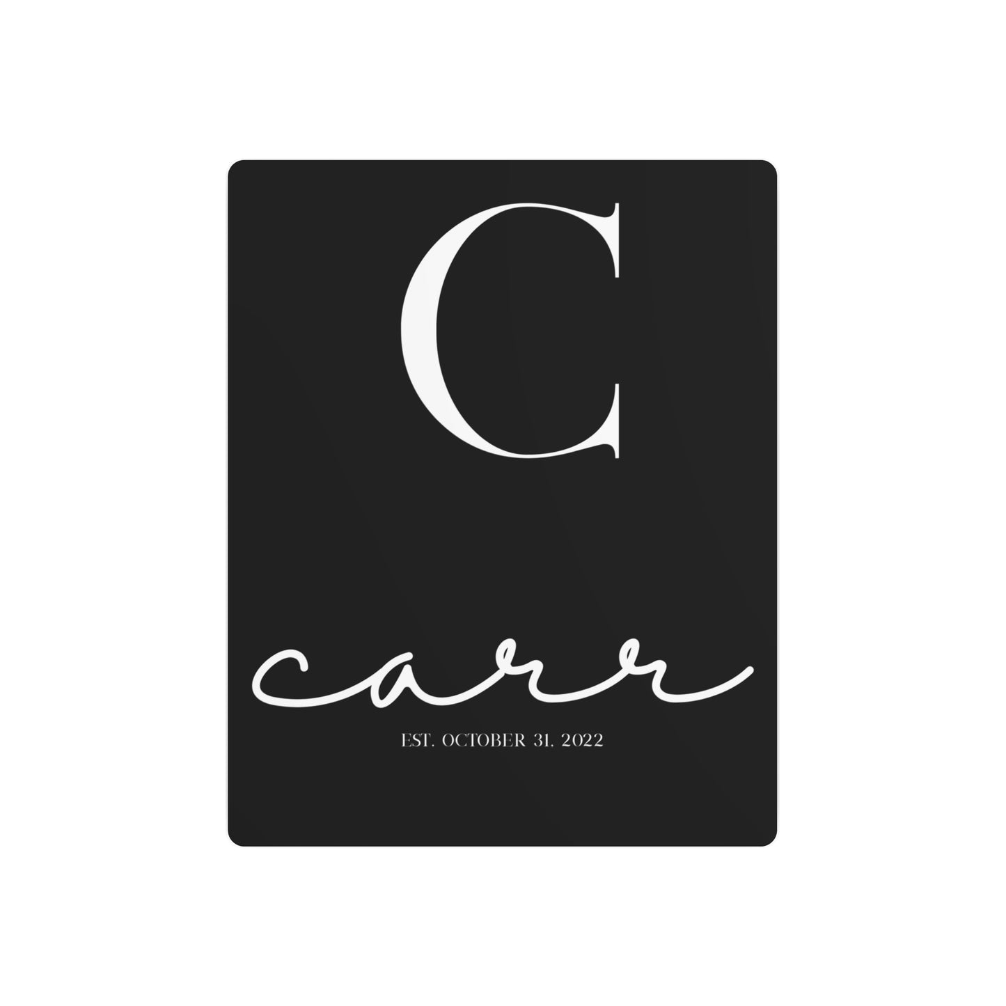 Personalized Metal Art Sign