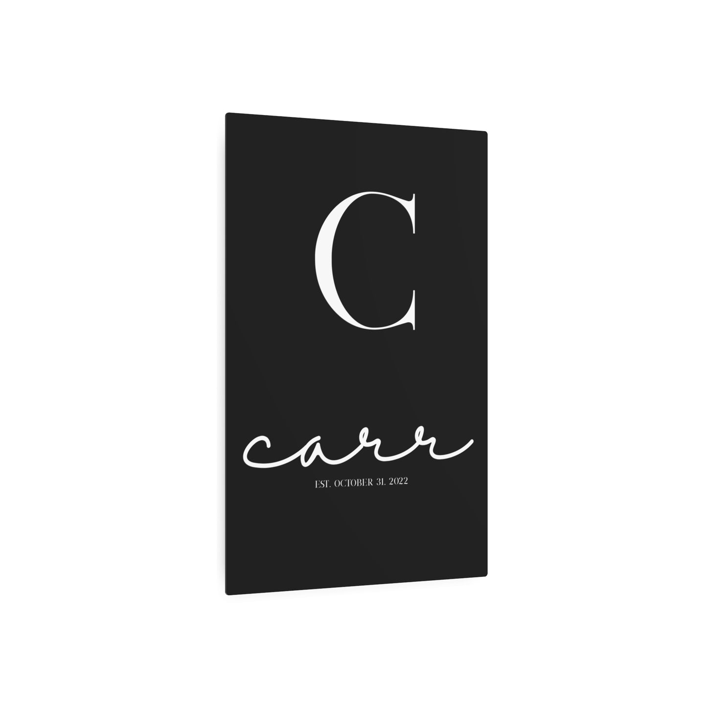 Personalized Metal Art Sign