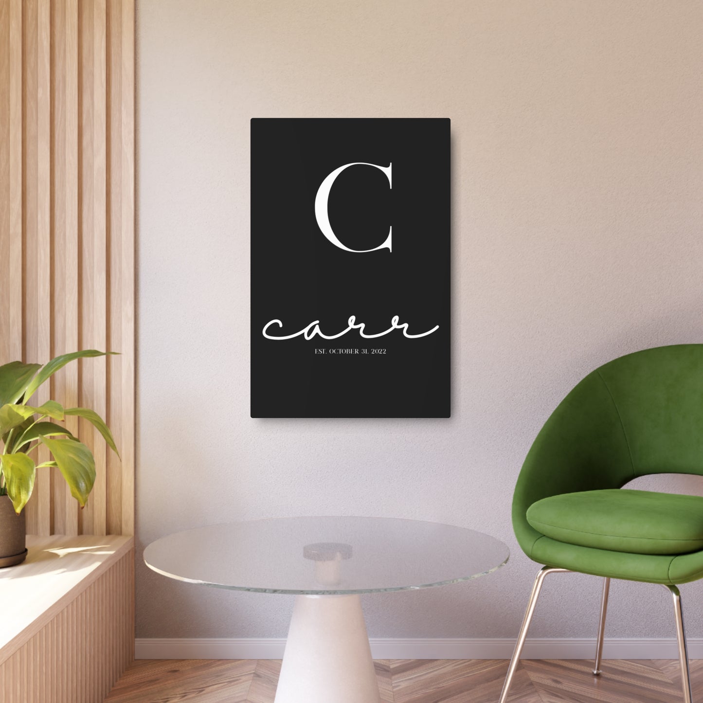 Personalized Metal Art Sign