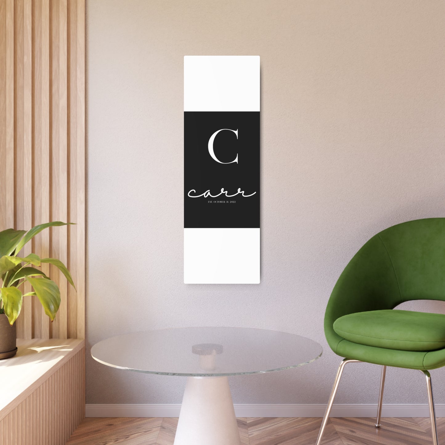 Personalized Metal Art Sign