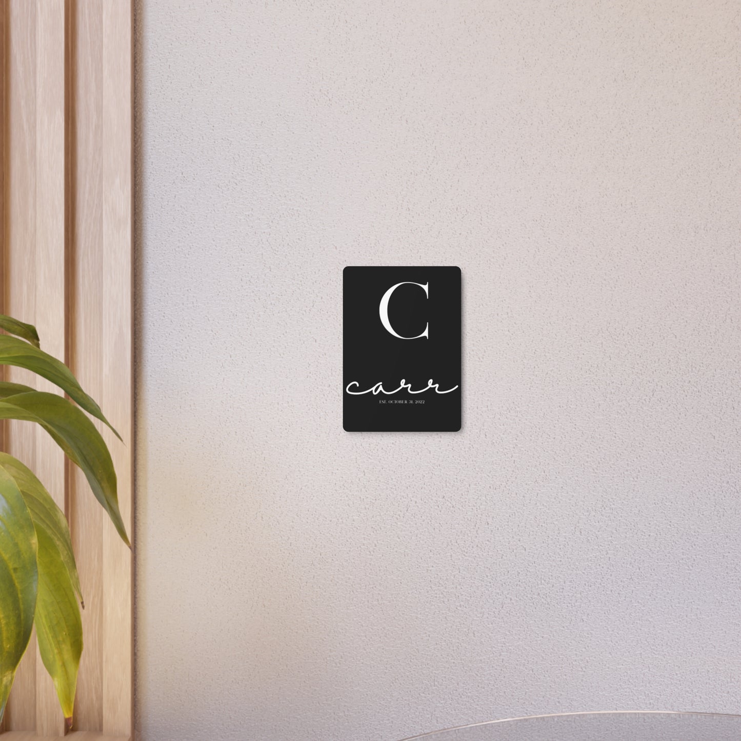 Personalized Metal Art Sign