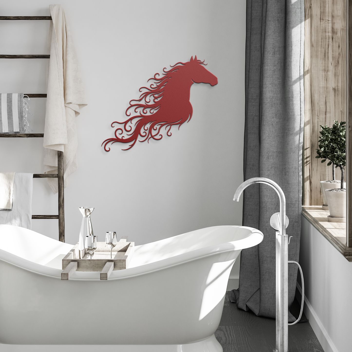 Unbridled_Majesty_Steel_Wall_Decor_Red_Modern_Bathroom_Mockup.png