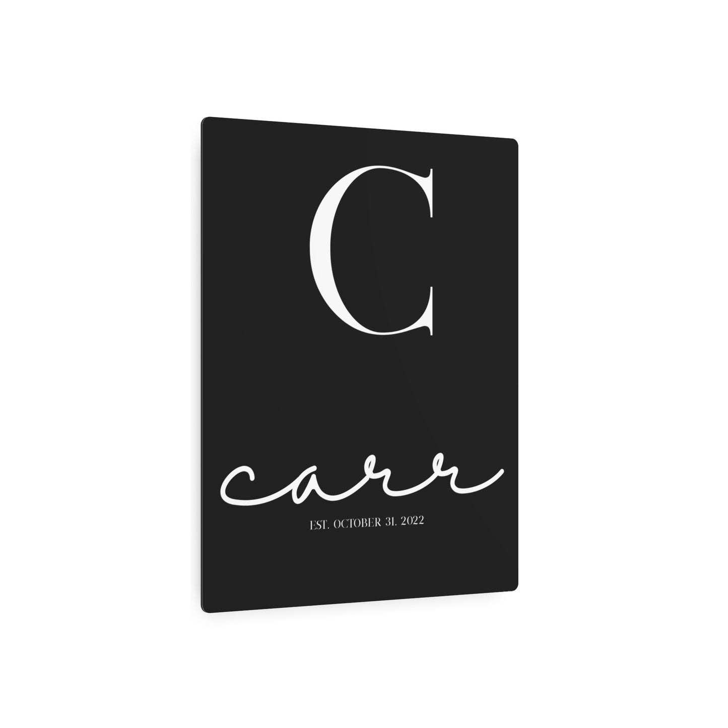 Personalized Metal Art Sign