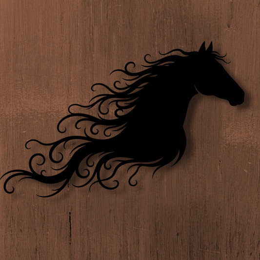 Unbridled Majesty Steel Wall Decor